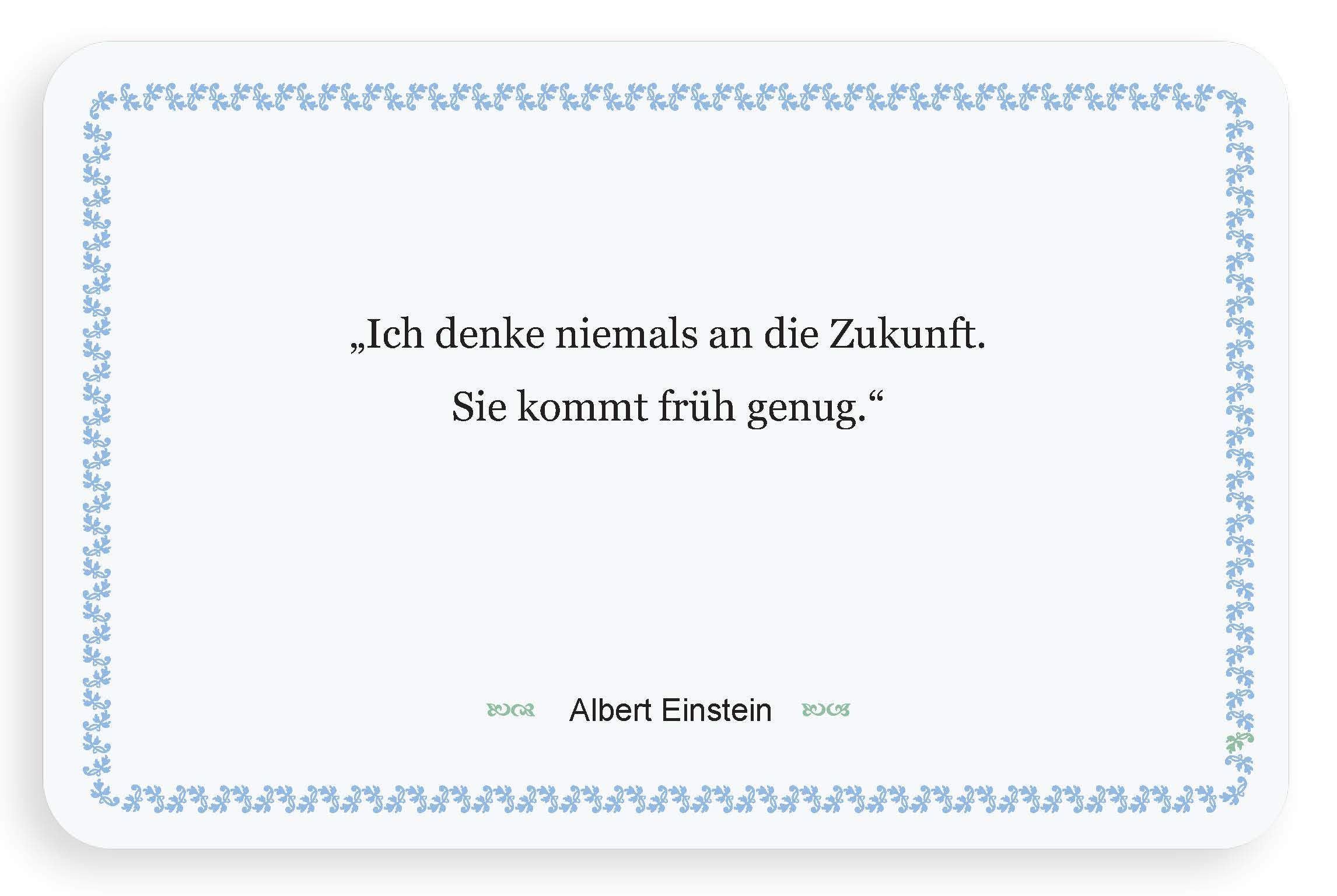 Zitatkarte - Denken