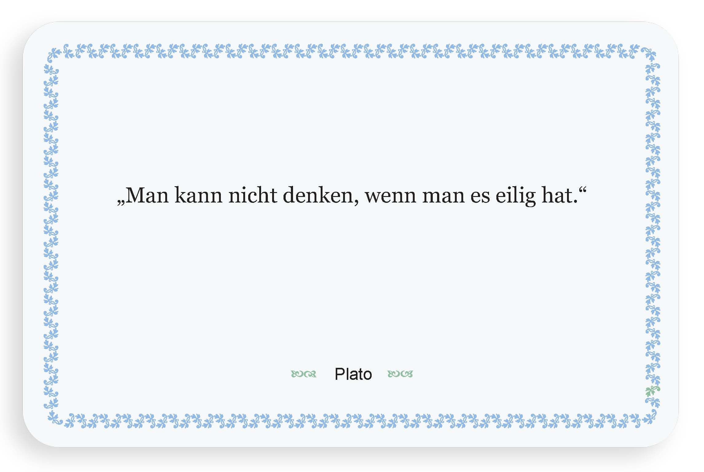 Zitatkarte - Denken